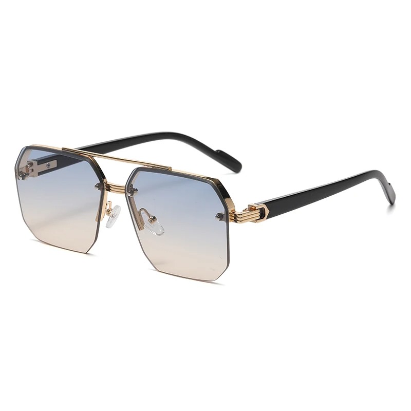 Men's Metal Sunglasses Square  - Metal Photo Panel recension och pris