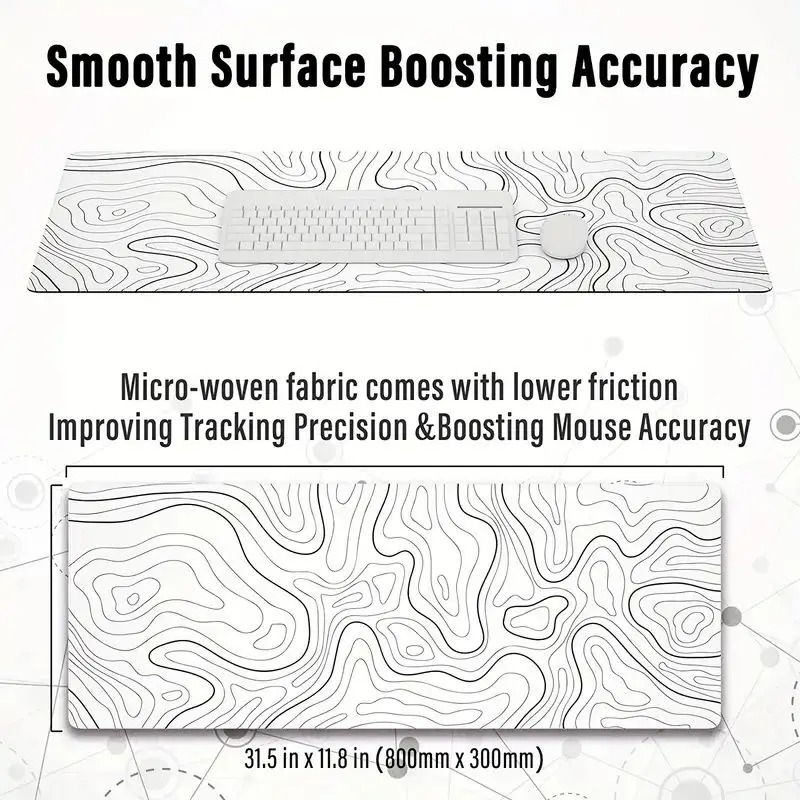 1PC Large Mouse Pads For Desk, - Mouse Pad Blank Sublimation recension och pris