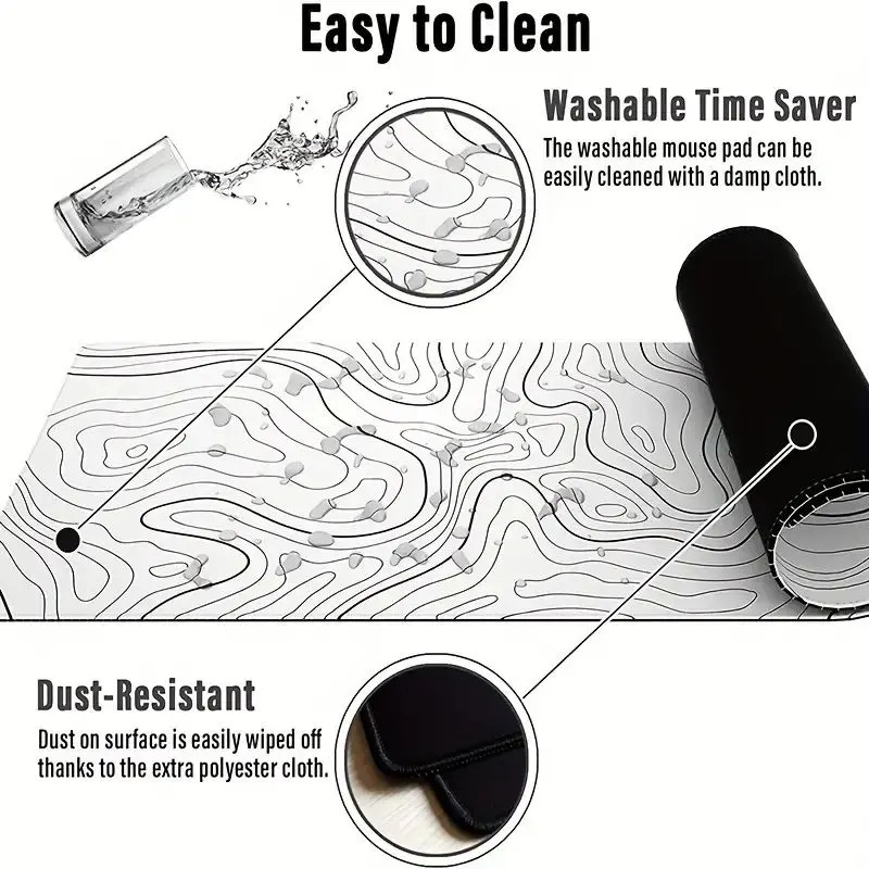 1PC Large Mouse Pads For Desk, - Mouse Pad Blank Sublimation recension och pris