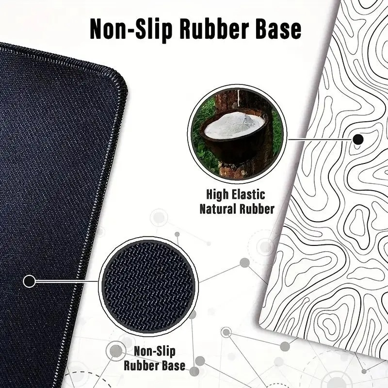 1PC Large Mouse Pads For Desk, - Mouse Pad Blank Sublimation recension och pris
