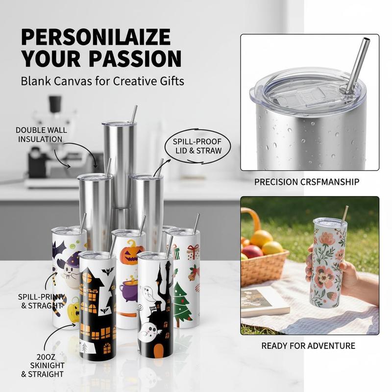 16 Pack Sublimation Insulated  - Tumbler 20Oz White recension och pris