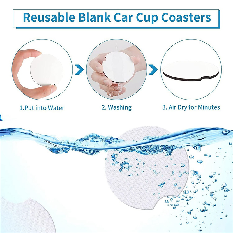 COFA-1 Set DIY Sublimation Bla - Coaster Sublimation Blank recension och pris