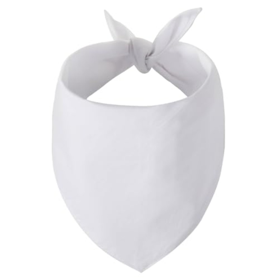 Blank Dog Bandanas Large-1PCS, - Bandana Blank White recension och pris