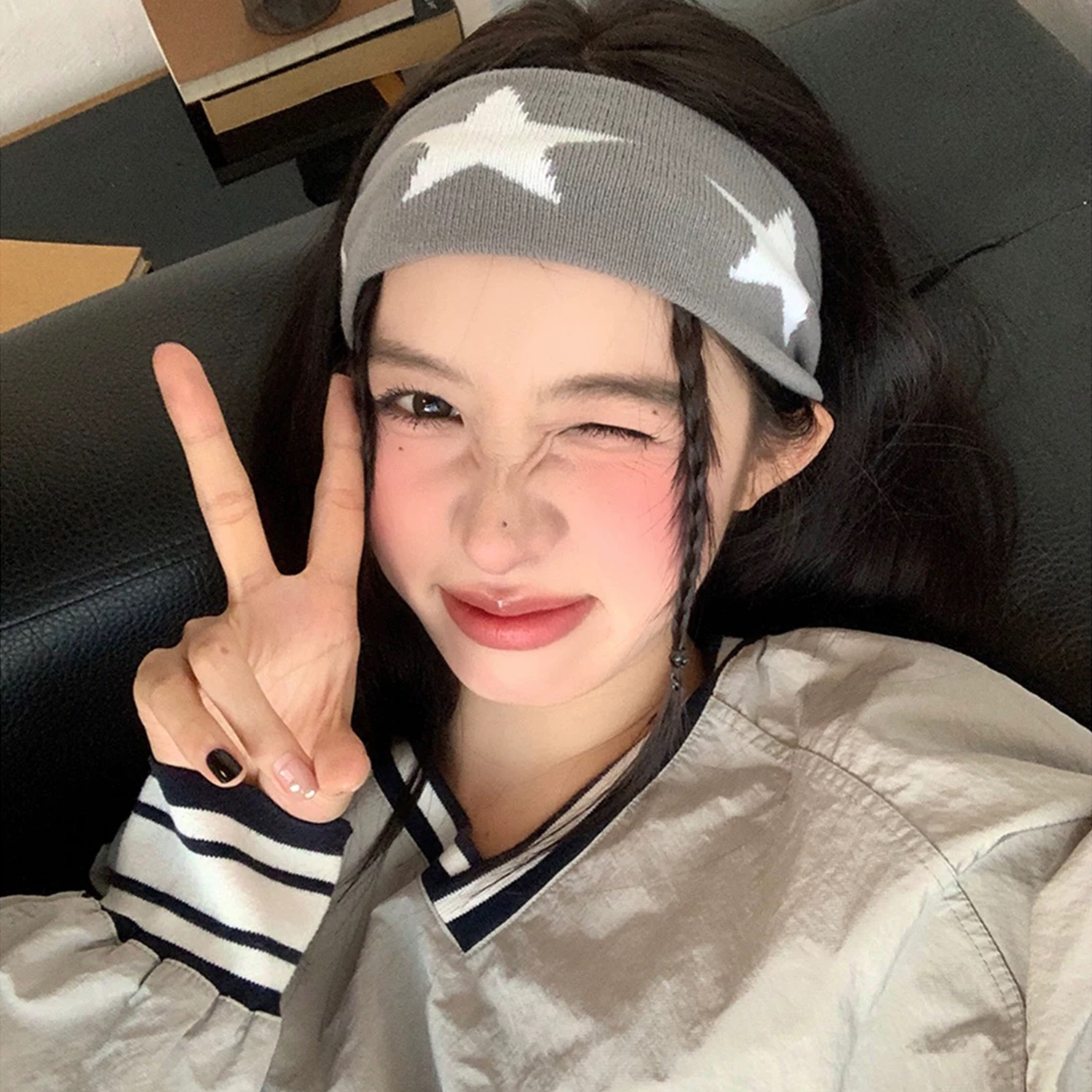 Star Embroidery Sports Headban - Bandana Blank White recension och pris