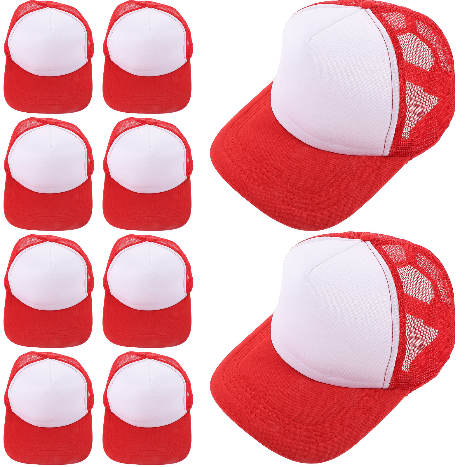 10Pcs DIY Blank Baseball Hats  - Hat Sublimation Blank recension och pris