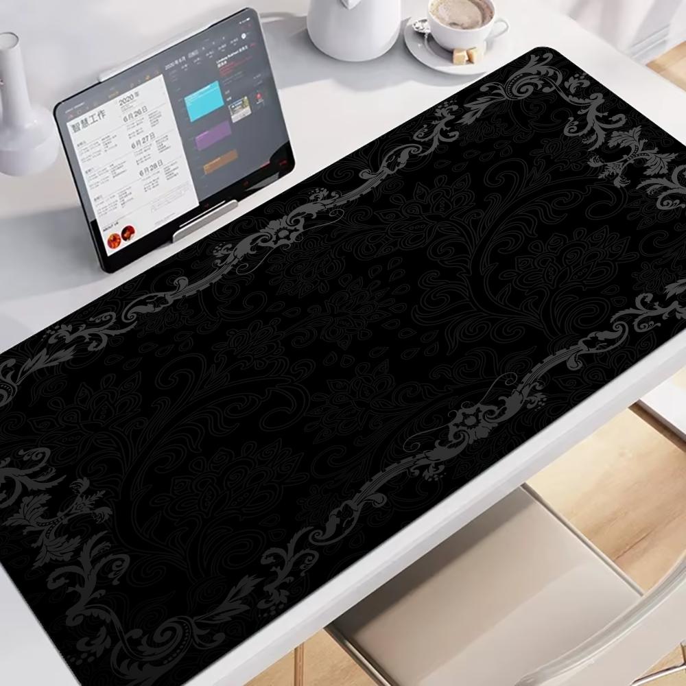 Black Flower Lace Mouse Pad La - Mouse Pad Blank Sublimation recension och pris