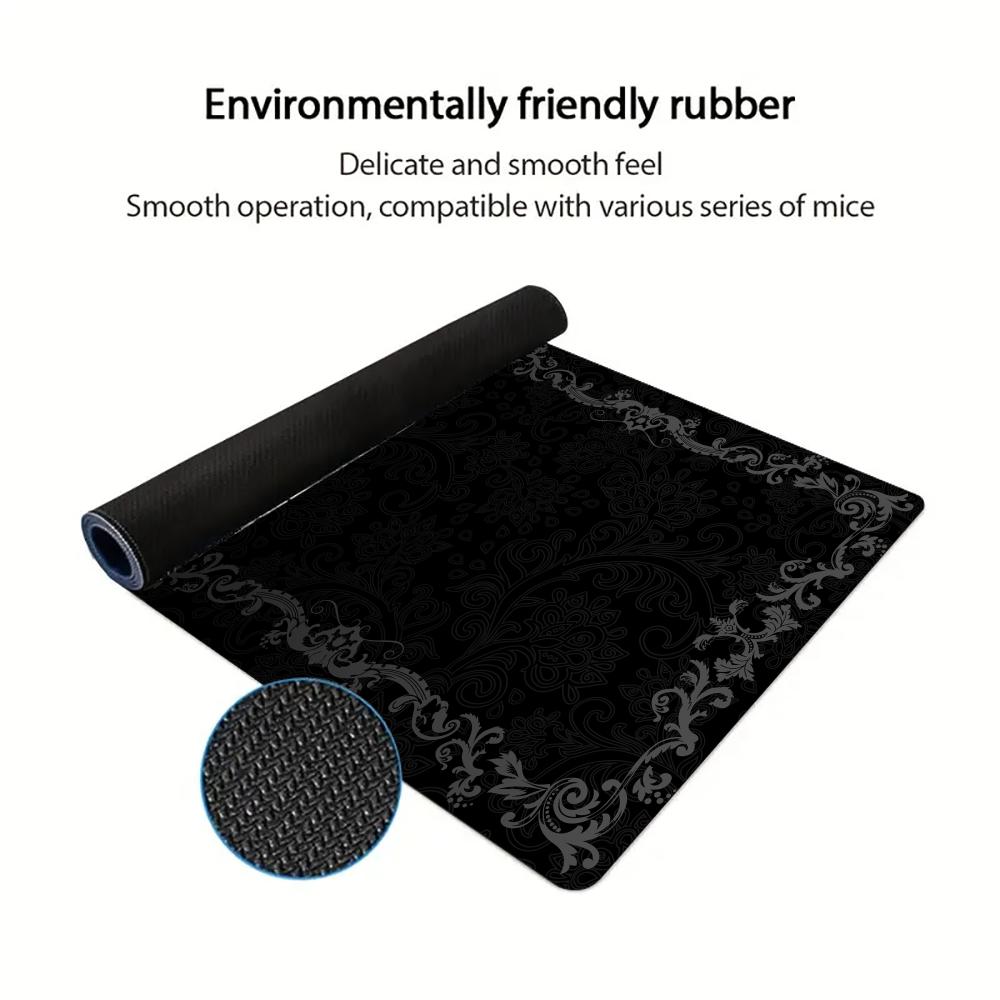 Black Flower Lace Mouse Pad La - Mouse Pad Blank Sublimation recension och pris