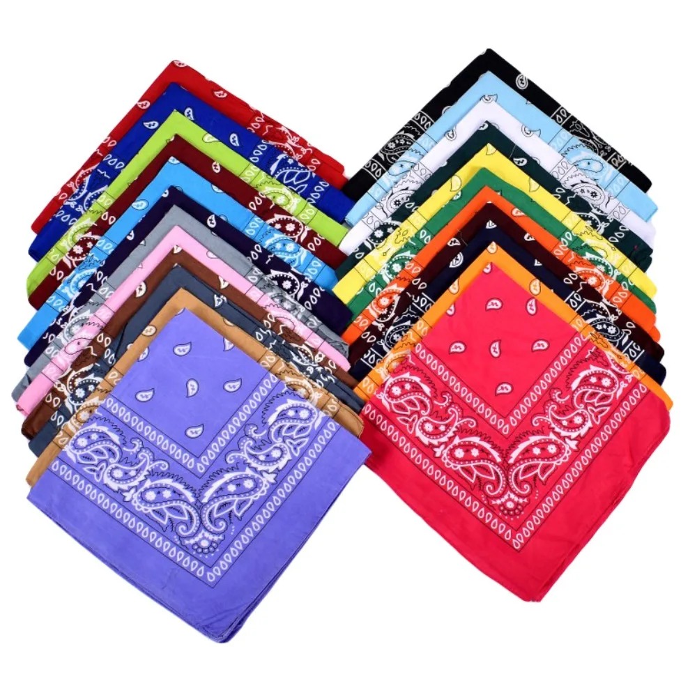 Hip Hop Cowboy Paisley Scarf L - Bandana Blank White recension och pris