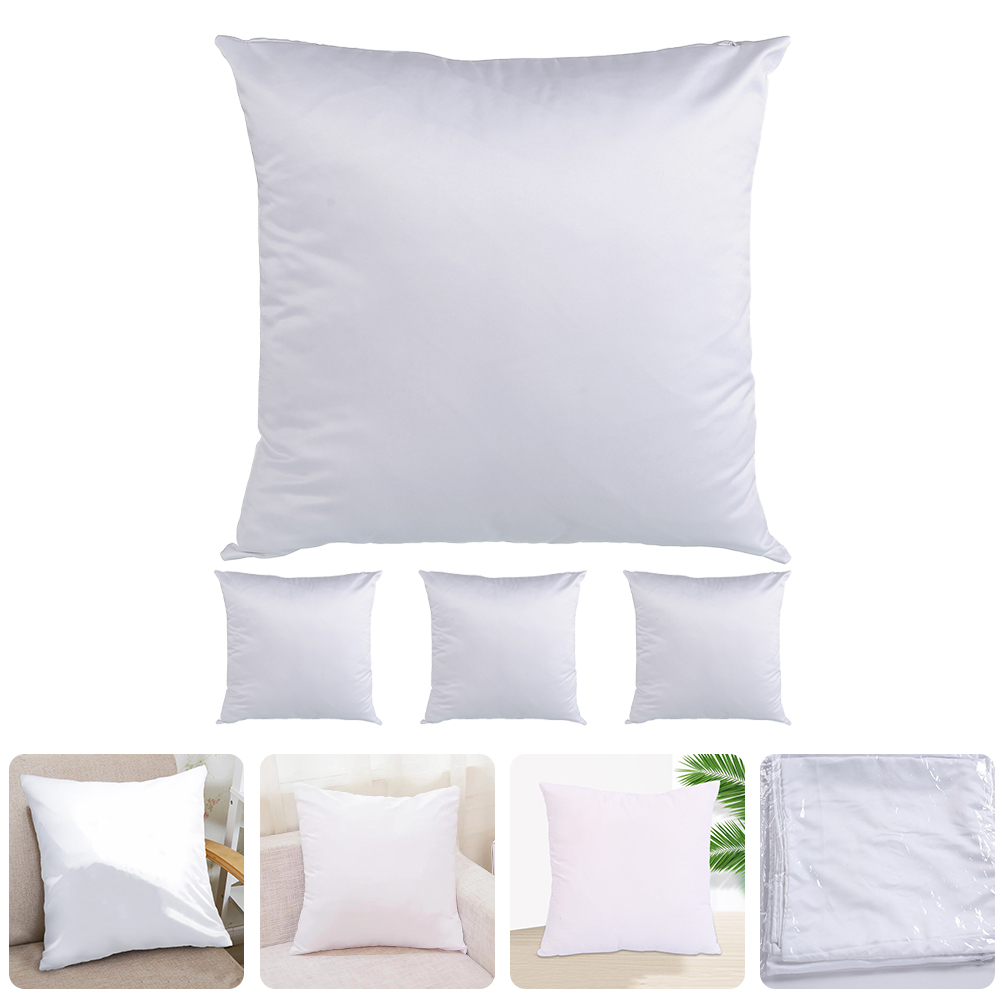 4Pcs White Sublimation Pillow  - Pillow Cover Sublimation recension och pris