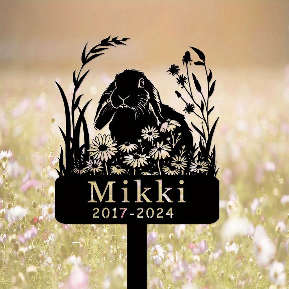 Custom Lop-Eared Rabbit Memori - Yard Sign Blank recension och pris