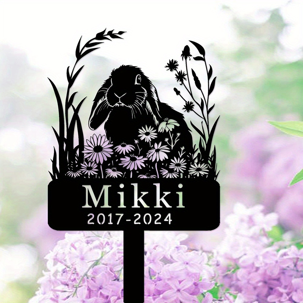 Custom Lop-Eared Rabbit Memori - Yard Sign Blank recension och pris