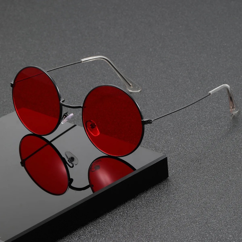 Retro New Punk Style Sunglasse - Metal Photo Panel recension och pris