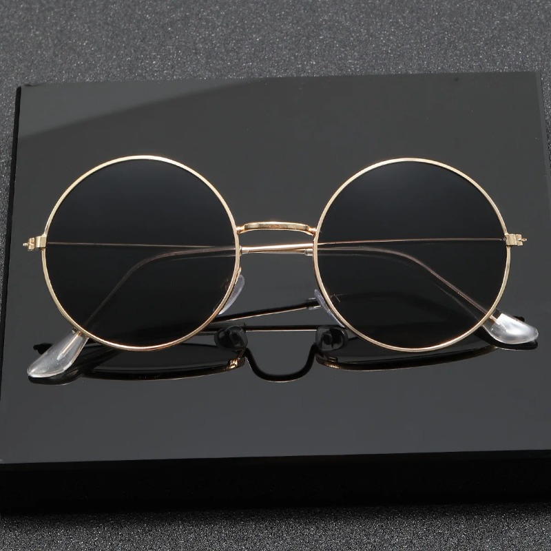 Retro New Punk Style Sunglasse - Metal Photo Panel recension och pris