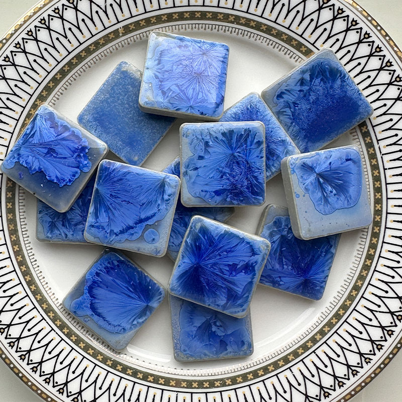 100g DIY Ceramic Mosaic Tiles  - Ceramic Tile Blank recension och pris