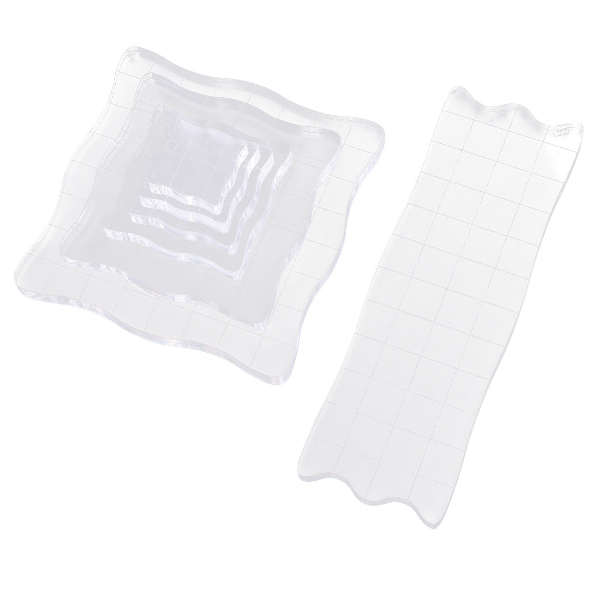 7Pcs Silicone Seal Supplies Ac - Photo Acrylic Block recension och pris
