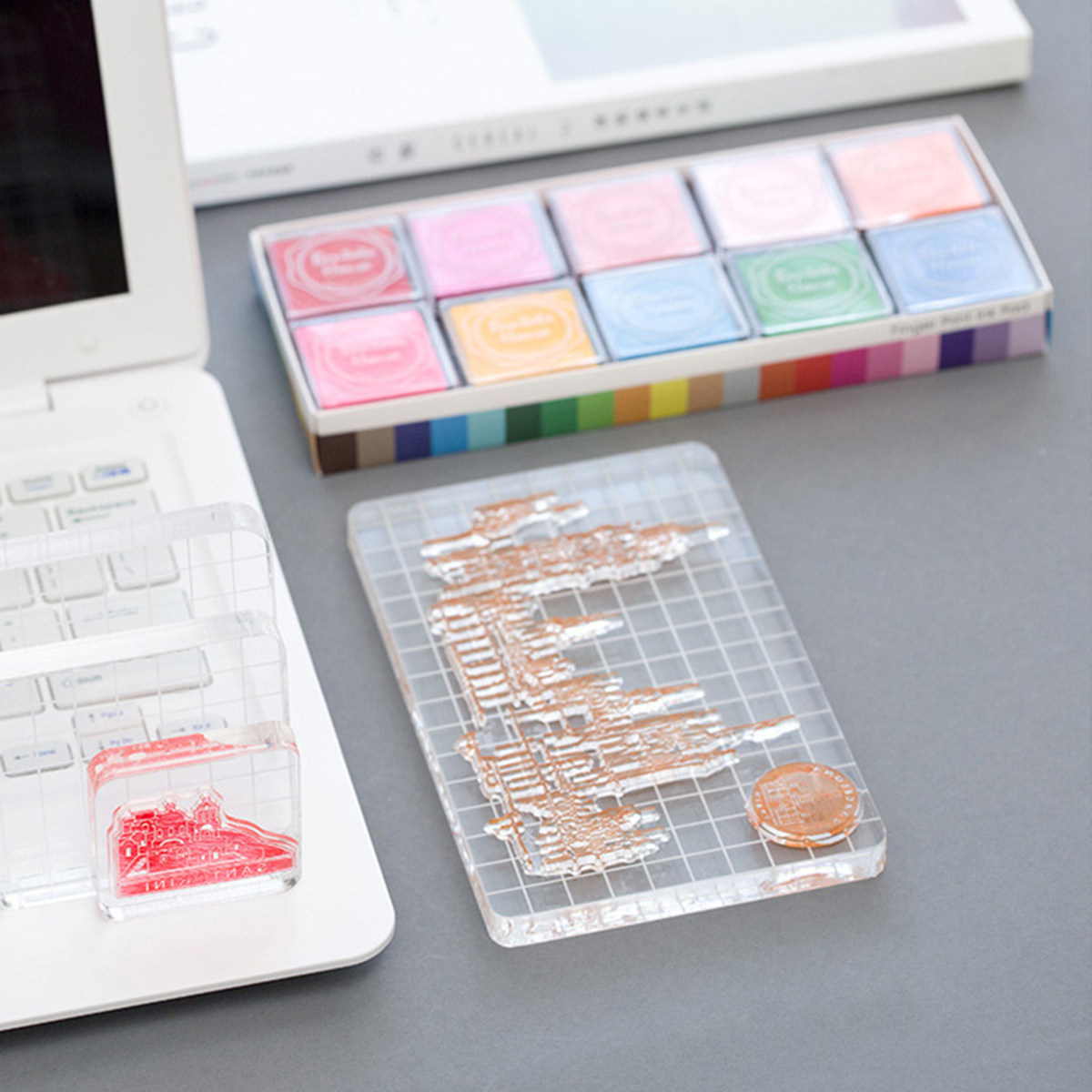 7Pcs Silicone Seal Supplies Ac - Photo Acrylic Block recension och pris
