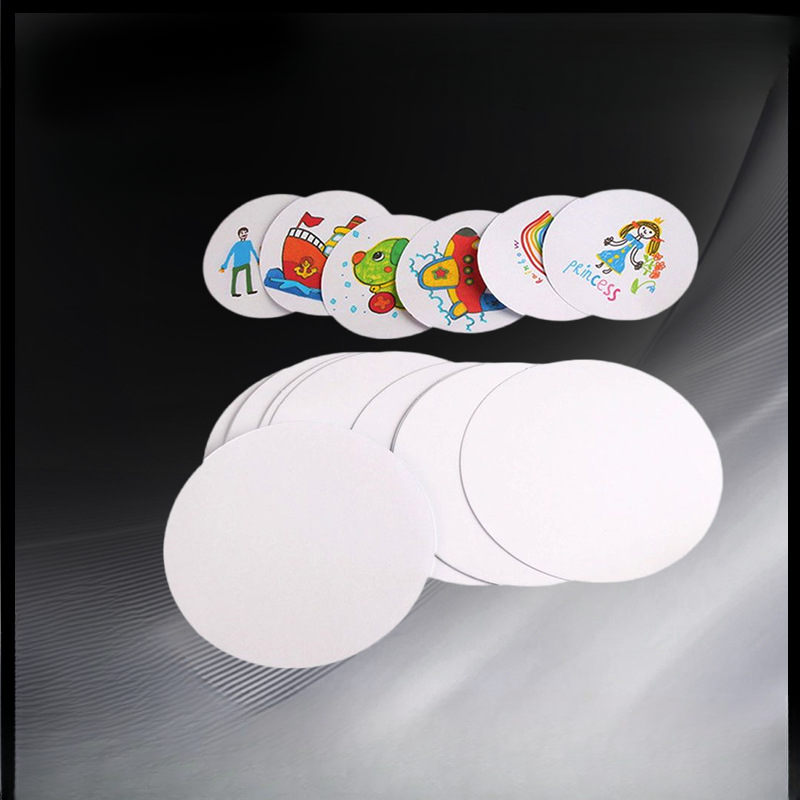 100pcs Round Paper for Button  - Button Badge Blank recension och pris