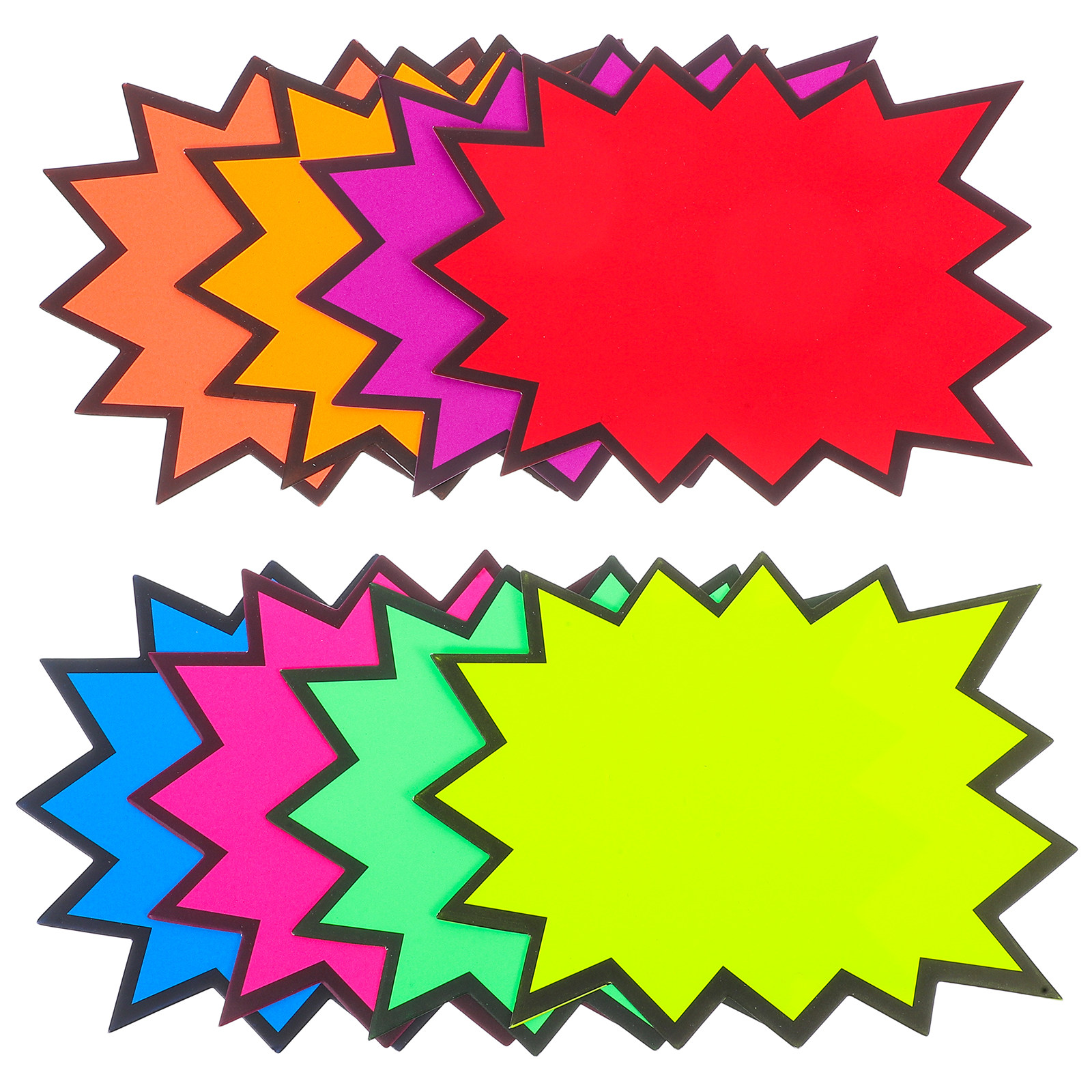80Pcs Eye Catching Fluorescent - Yard Sign Blank recension och pris