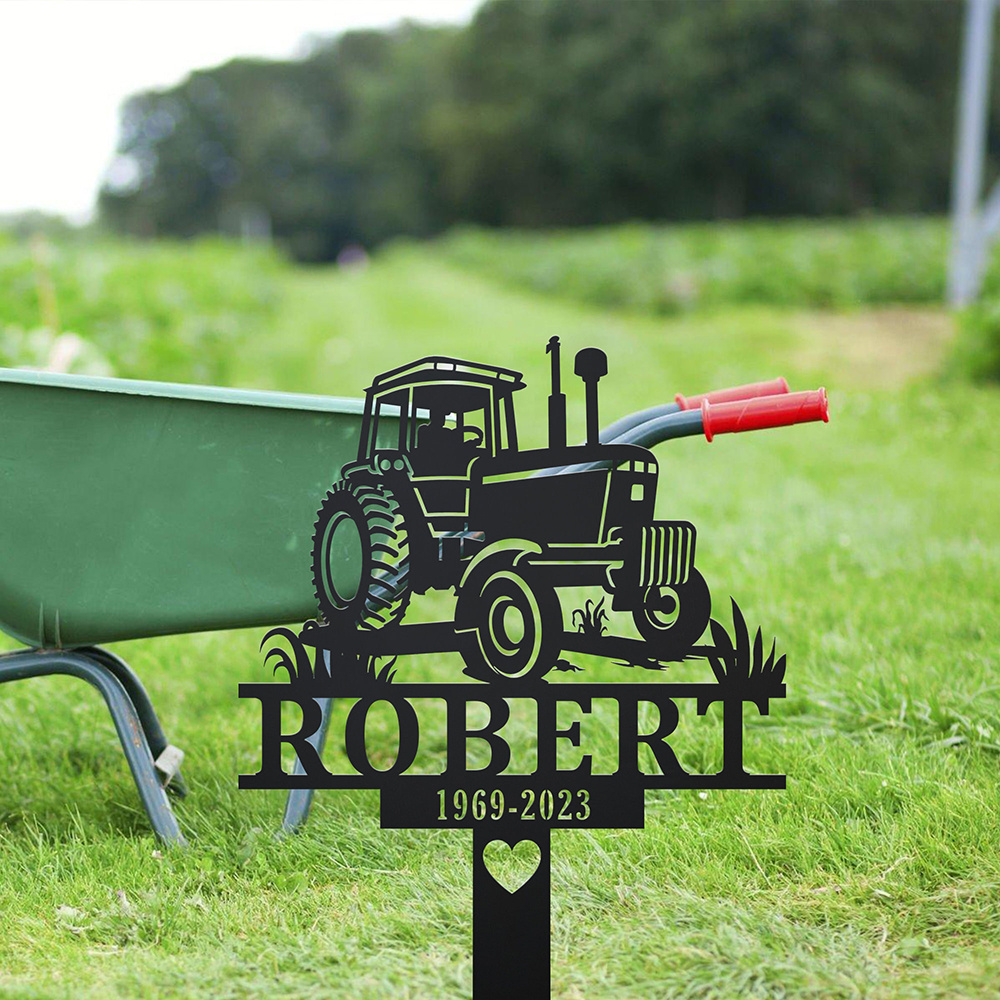 Custom Farmer Memorial Metal S - Yard Sign Blank recension och pris