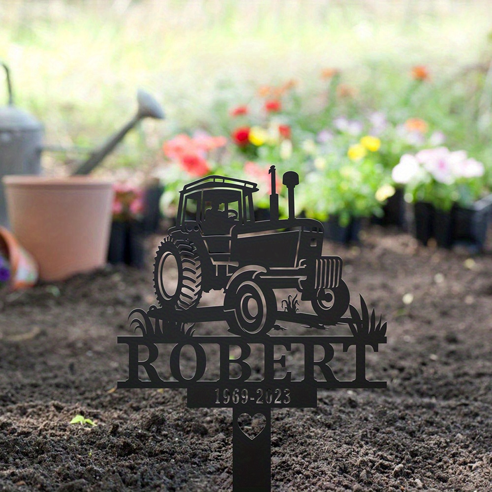 Custom Farmer Memorial Metal S - Yard Sign Blank recension och pris