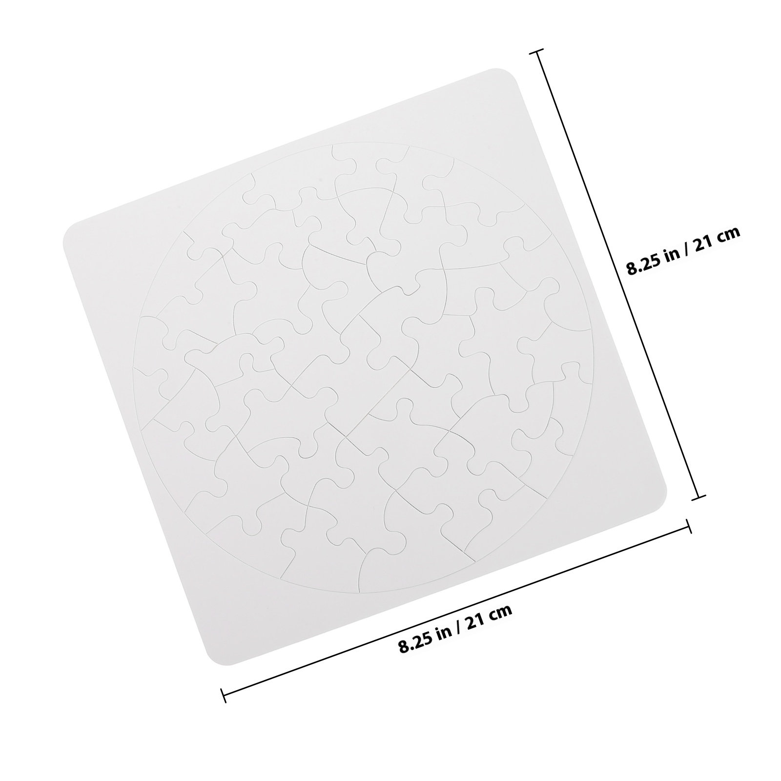 5 Sets Puzzle Sublimation Puzz - Puzzle Blank White recension och pris